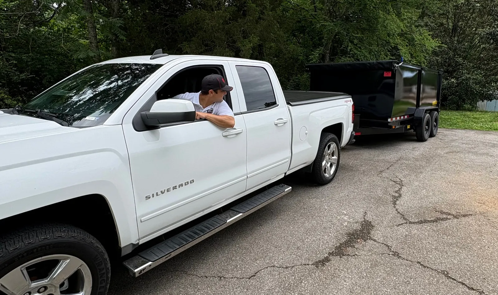 MVP Haul red junk removal truck